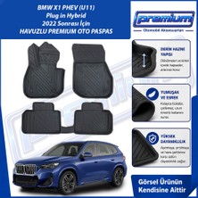 Bmw X1 Serisi Paspas U11 Hybrid Phev Araca Özel 2022 Sonrası Için Derin Havuzlu Premium Paspas