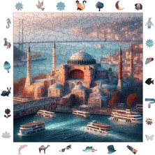 Zemira Ahşap Puzzle Yetişkin - Boğazın Incisi Ayasofya - 353 Parça, 29 x 29 cm - Yapıştırıcı Folyo Dahil -