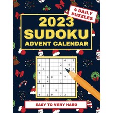 Zemira Independently Published Sudoku 2023 Advent Calendar: Large Print Christmas Puzzle Book For Adults A