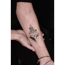 Zemira Bearpear Manzara Dövmesi, Geometrik Dövme, Kampçı Geçici Dövme, Apex Tattoo, Geçici Dövme