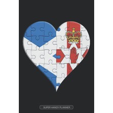 Zemira Planner: Scottish Irish Flag United Heart Jigsaw Puzzle Flags Of Scotland Northern Ireland