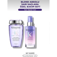Zemira Blond Absolu Sarı Saçlara Özel Bakım Seti, Şampuan 250 ml + Gece Serumu 90 ml
