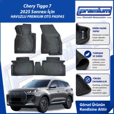 Chery Tiggo 7 Paspas Araca Özel 2025 Sonrası Için Derin Havuzlu Premium Oto Paspas