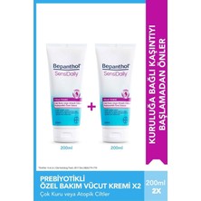 Zemira Sensidaily Günlük Yoğun Nemlendirici Vücut Bakım Kremi, 200 Ml, 2'li Paket
