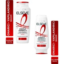 Zemira Elseve Komple Onarıcı 5 Yapılandırıcı Şampuan 400 ml & Komple Onarıcı 5 Yapılandırıcı Bakım Kremi 2