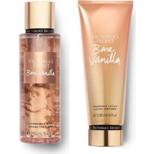 Zemira Victoria's Secret Bare Vanilla Vücut Sprey,vücut Losyonu 2 Li Set