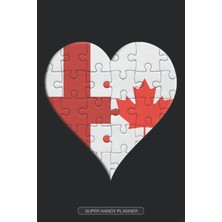 Zemira Planner: English Canadian Flag United Heart Jigsaw Puzzle Flags Of England Canada