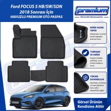 Ford Focus 4 - 5 Paspas Araca Özel Hb 2018 Sonrası Derin Havuzlu Premium Oto Paspas