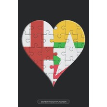 Zemira Planner: English Burmese Flag United Heart Jigsaw Puzzle Flags Of England Myanmar