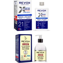 Zemira Revox X-Treme Dökülen Geç Uzayan Saçlara Özel Bakım Şampuanı At Kuyruğu Bitki Özlü Saç Kremi