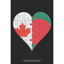 Zemira Planner: Canadian Bengali Flag United Heart Jigsaw Puzzle Flags Of Canada Bangladesh