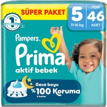 Zemira Aktif Bebek Süper Paket 5 Beden 46 Adet