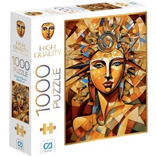 Zemira Ca Kadın 1000 Parça 2,2mm Kalınlık 48X68CM Profesyonel Hobi Puzzle Yapboz