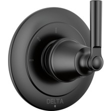 Zemira Faucet Saylor Siyah 3 Ayar Duş Kolu Saptırıcı Trim Kiti, Saptırıcı Valf Trim Kiti, Duş Yönlen