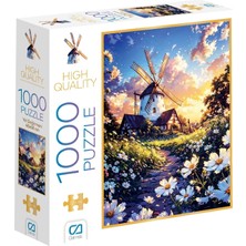 Zemira Ca Yel Değilmeni 1000 Parça 2,2mm Kalınlık 48X68CM Profesyonel Hobi Puzzle Yapboz