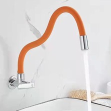 Zemira Kyrotech Esnek Musluk Uzatma Borusu – 30 cm | 360° Döner Başlıklı, Köpük Filtresi, Su Sıçratmaz | K