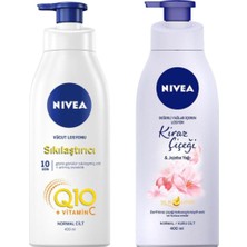 Zemira Nivea Nbody Q10 Sıkılaştırıcı Losyon + Nbody Pump Kiraz Çiçeği&jojoba Yağı Losyon