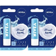 Zemira Nivea Hydro Care Spf 15 Güneş Korumalı Dudak Bakım Kremi 4,8g X2 Adet