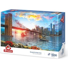 Zemira Puzzle New York'ta Günbatımı 1000 Parça Puzzle