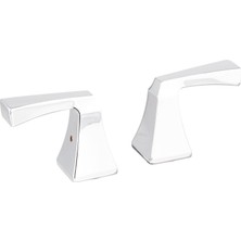 Zemira Faucet RP53409 Dryden Iki Metal Kol Kolu Seti, Krom