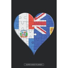 Zemira Planner: Dominican Turks And Caicos Flag United Heart Jigsaw Puzzle Flags Of Dominican Republic Tur