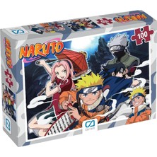 Zemira Ca Naruto Temalı 100 Parça 34X24CM Çocuk Puzzle Yapboz