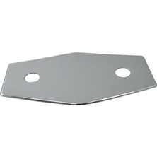 Zemira Westbrass D504-26 Iki Delikli Remodel Plaka, Cilalı Krom, 33 cm