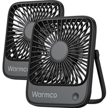 Zemira Warmco D1 Masaüstü Vantilatör USB Bağlantılı Taşınabilir Ultra Ince Soğutucu Fan Siyah 3