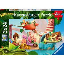 Zemira Ravensburger 2X24 Parça Gigantosaurus Dinozor Yapboz