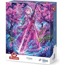 Zemira Puzzle Pembe Kılıç 1000 Parça Puzzle
