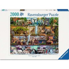 Zemira Ravensburger - 2000 Parça Puzzle Wild Animals (166527)
