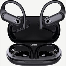Zemira Linktech S28 Tws Spor Kancalı Siyah
