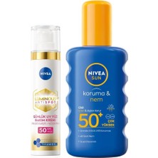Zemira Nivea Sun Yüksek Güneş Nemlendirici Vücut Spreyi 200ML LUMINOUS630 Thiamidol Etkili̇ Lek
