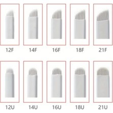 Zemira Bi̇omaser 7cf Kıl Tekniği Microblading 10 Adet Kalıcı Makyaj 0.25MM Iğne