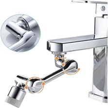 Zemira Kenly 1080 Derece Dönebilen 2 Modlu Robotik Kol Mutfak Banyo Musluk Başlığı
