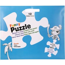 Zemira Akademi Çocuk Funny Mat Washable Puzzle Korsan Adası
