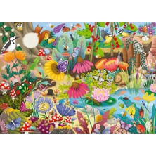 Zemira Ravensburger Küçük Bahçe Dünyası 1000 Parça Puzzle | Büyük Grup Etkinliği Veya Solo Projesi | Çarpı