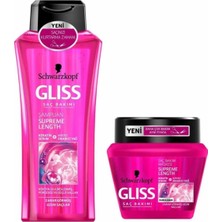 Zemira Gliss Supreme Length Şampuan 360 ml + Maske 300 ml Set