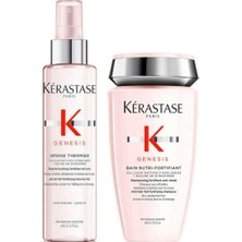 Zemira Genesis Defense Thermique Sprey 150 Ml, Bain Nutri-Fortifiant Şampuan 250 Ml, Set