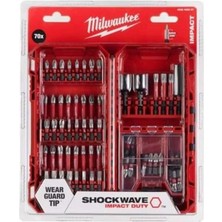 Zemira Milwaukee T4932492007 Shock Wave Bits Uç Seti 70 Parça