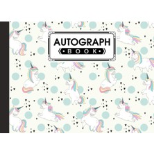 Zemira Autograph Book: Unicorns Cover | Memory Book, Signature Celebrity Memorabilia Album Gift, Size 8.25