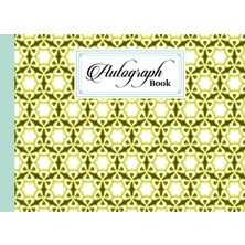 Zemira Autograph Book: Hexagonal Cover | Memory Book, Signature Celebrity Memorabilia Album Gift, Size 8.2