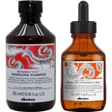 Zemira Davines Energizing Thickening Tonic 100 ml + Yoğunlaştırıcı Şampuan 250 ml Saç Bakım Seti