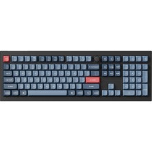 Zemira Keychron V6 Max Rgb Full Size Mekanik Red Switch 2.4 Ghz Ingilizce Siyah Klavye