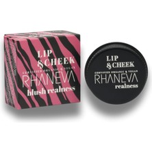 Zemira Lip & Cheek Blush Realness, Organik Vegan Sertifikalı, 9 gr
