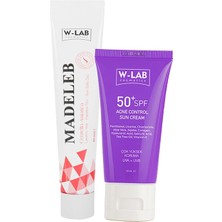 Zemira W-Lab Kozmetik Madeleb 40 ml W Lab Akne Güneş Kremi 50 ml