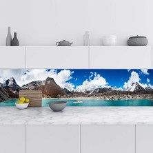 Zemira Mutfak Tezgah Arası Folyo Fayans Kaplama Folyosu Himalaya 60X200 cm