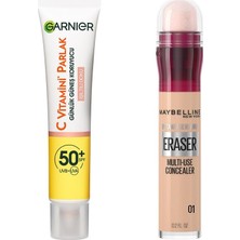 Zemira C Vitamini Parlak Günlük Uv Korumalı Güneş Yüz Kremi SPF50 Işıltılı Doku 40ML &