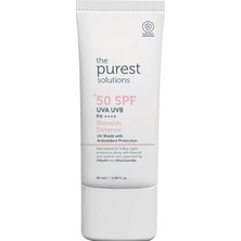 Zemira The Purest Solutions Lekeli Ciltler Için Antioksidan Destekli Güneş Kremi, 50+ Spf Uva/uvb Blemish