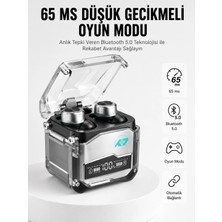 Eco Port Oyuncu Kulaklığı Yeni Mekanik Kablosuz Kulaklık Ios Android Uyumlu